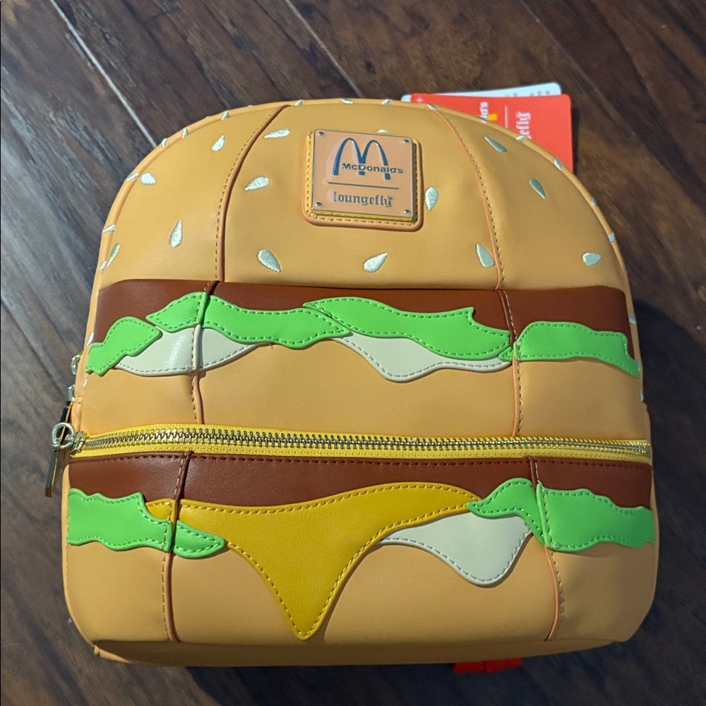 Loungefly McDonald's Big Mac Mini Backpack NWT